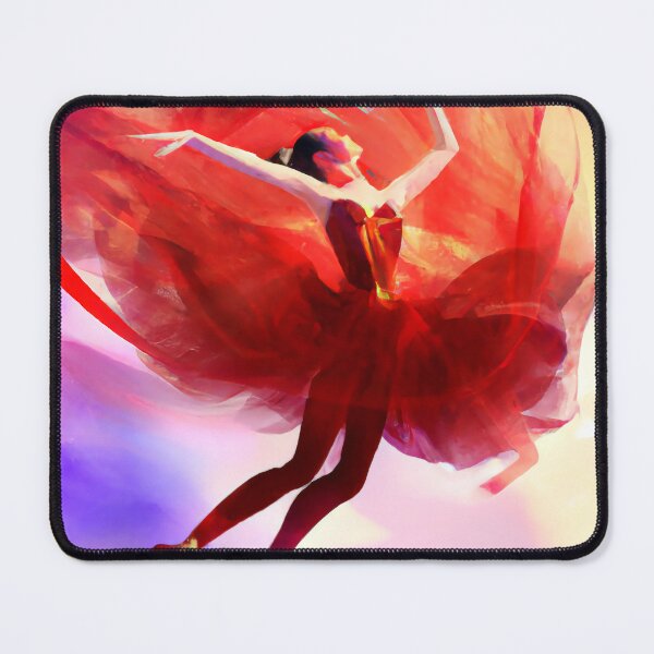 Item preview, Expressive artwork of a ballerina in red designed and sold by OmniaDea.