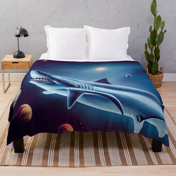 Item preview, Space Sharks-Galaxy Shark - Blue shark designed and sold by TeeARTHY.