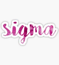sigma sticker: mix and match sorority series Sticker