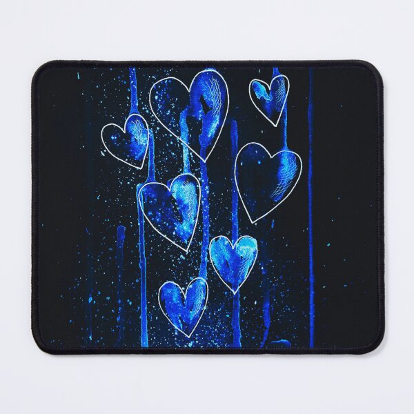 Item preview, Falling Blue Neon Hearts designed and sold by Dven-Clothes.