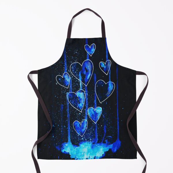 Item preview, Falling Blue Neon Hearts designed and sold by Dven-Clothes.