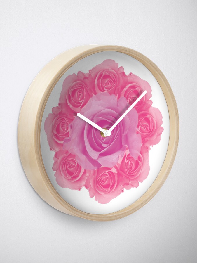 Horloge 'Rose is a rose' : autre vue