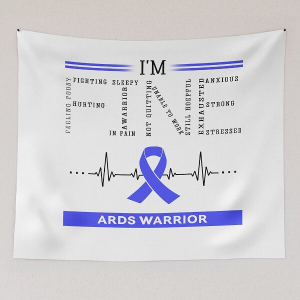 Item preview, I'm Fine ARDS Warrior Support ARDS Awareness Gifts designed and sold by rechardtee.