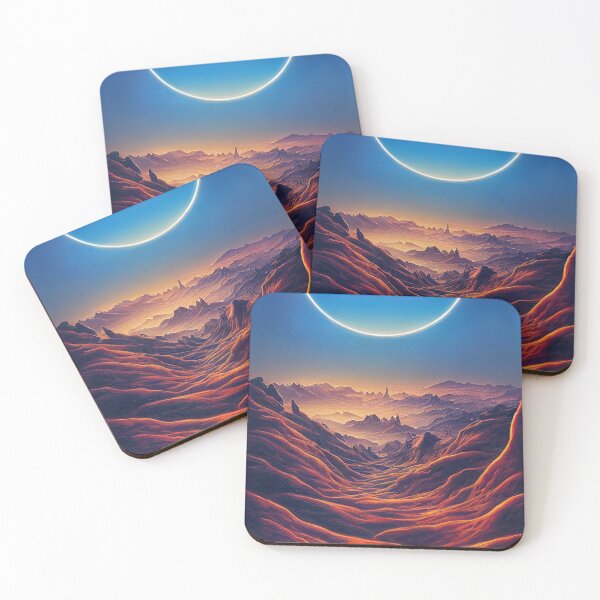 Item preview, Alien planet fantasy landscape designed and sold by mrlongfield.