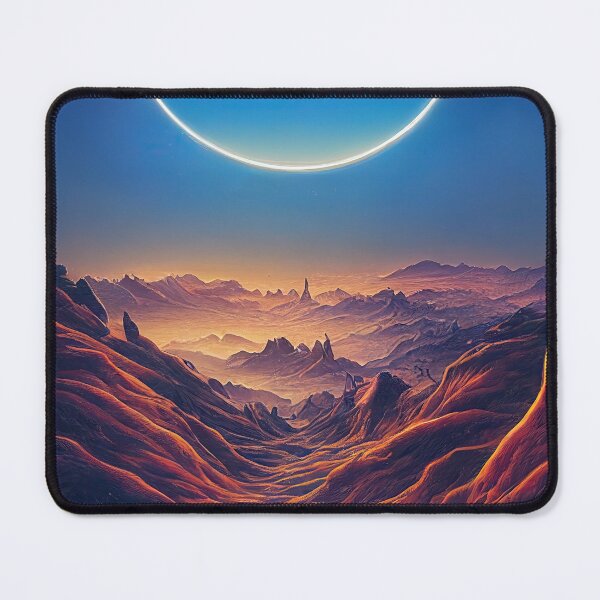 Item preview, Alien planet fantasy landscape designed and sold by mrlongfield.