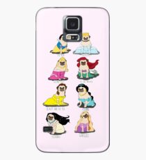 Funda/vinilo para Samsung Galaxy Princesas Pug