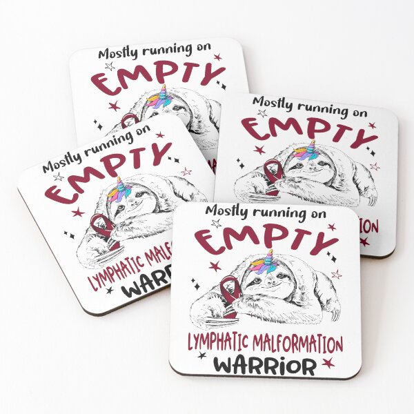 Item preview, Mostly running on Empty Lymphatic Malformation Warrior designed and sold by ElizabethS809.