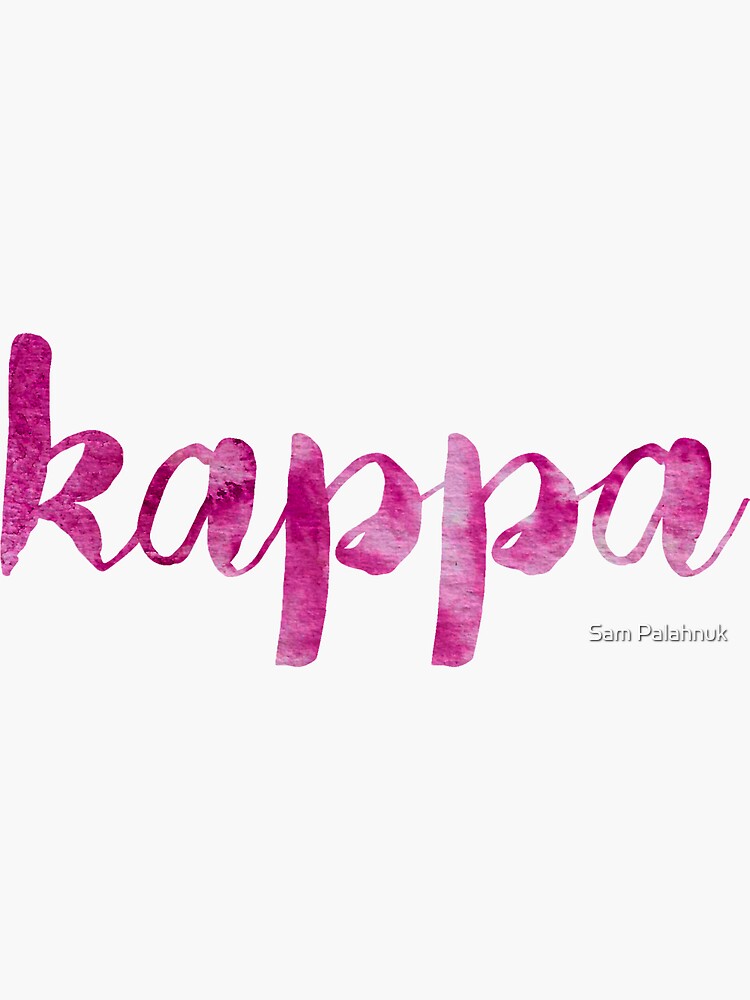 Kappa sticker: mix and match sorority series by sampalahnukart