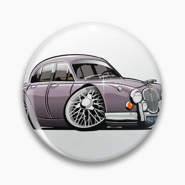 Item preview, Mark 2 Jag caricature for Marius designed and sold by car2oonz.