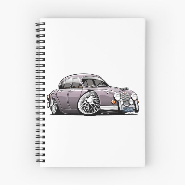 Item preview, Mark 2 Jag caricature for Marius designed and sold by car2oonz.