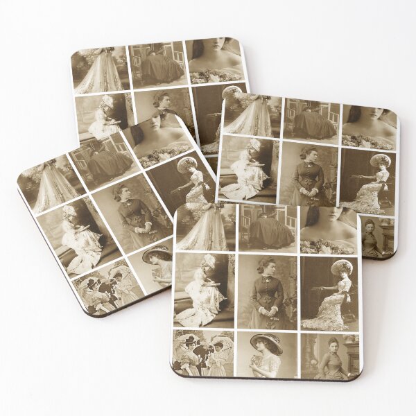 Artikelvorschau, Frauen der viktorianischen und edwardianischen Ära Fotografie-Collage - Retro-Fotos entworfen und verkauft von centuryretromedia.