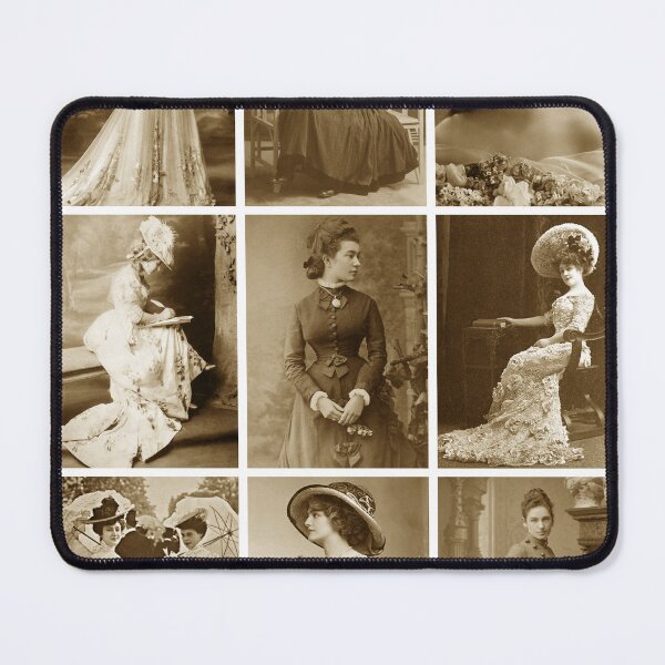Item preview, Women of The Victorian and Edwardian Era Photography Collage - Retro Photos designed and sold by centuryretromedia.