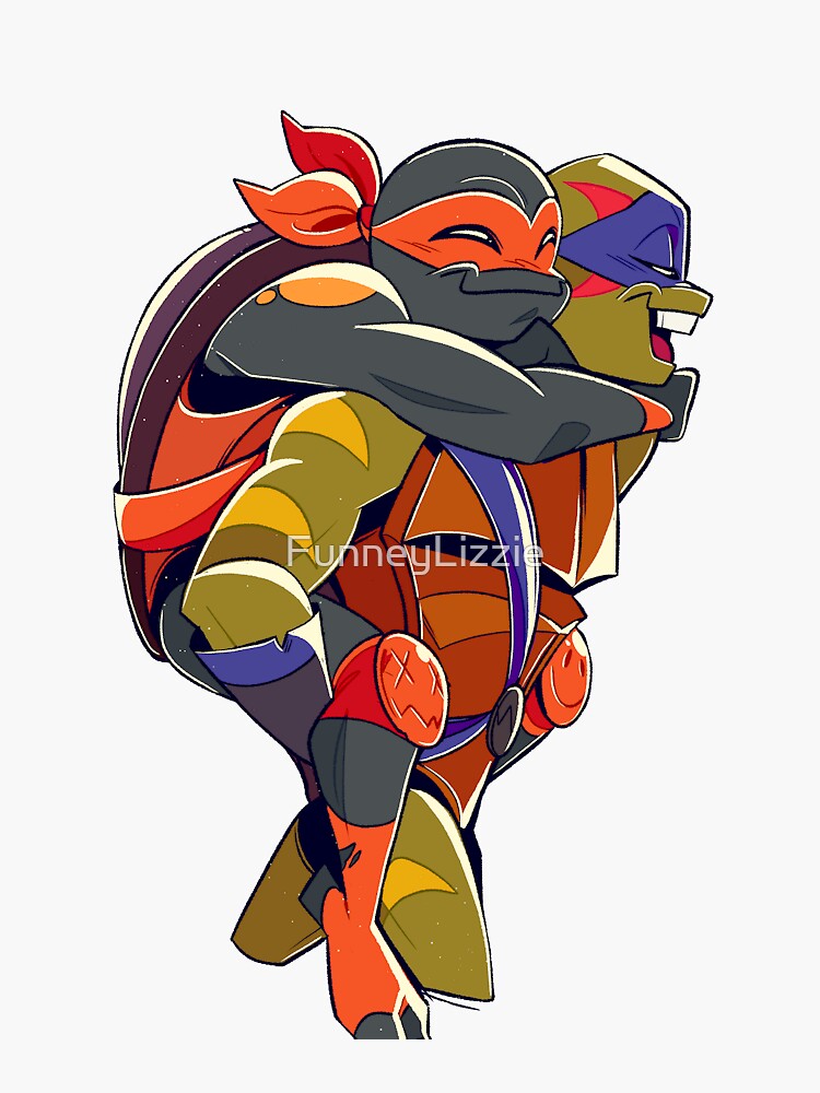 Thumbnail 3 of 3, Sticker, Piggyback Ride designed and sold by FunneyLizzie.