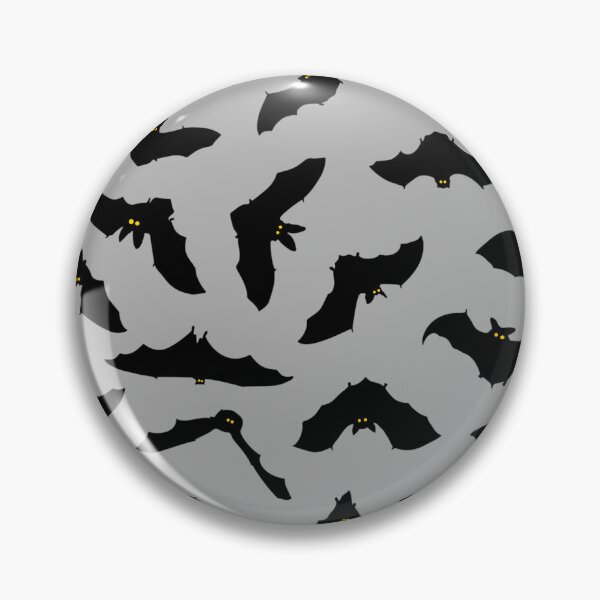 Item preview, Gray Halloween Bat Pattern designed and sold by Julie Erin Designs.
