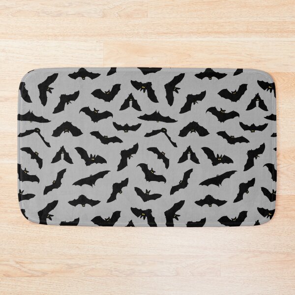Item preview, Gray Halloween Bat Pattern designed and sold by Julie Erin Designs.