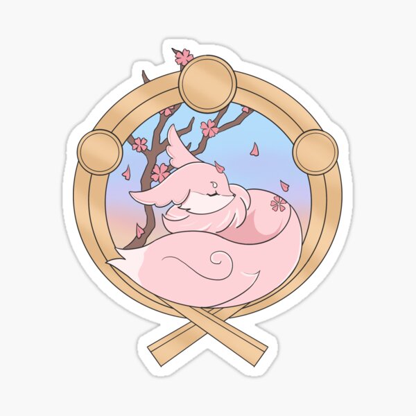 Item preview, Yae in the Shade of the Sakura designed and sold by peachpenchant.