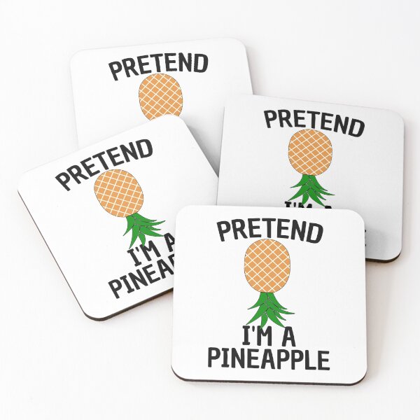 Item preview, Pretend I'm A Pineapple Upside Down Pineapple Funny Halloween Costume designed and sold by SharpThreadZ.