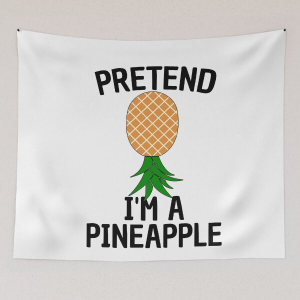 Item preview, Pretend I'm A Pineapple Upside Down Pineapple Funny Halloween Costume designed and sold by SharpThreadZ.