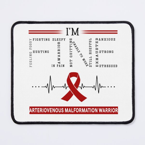 Item preview, I'm Fine Arteriovenous Malformation Warrior Support Arteriovenous Malformation Awareness Gifts designed and sold by rechardtee.