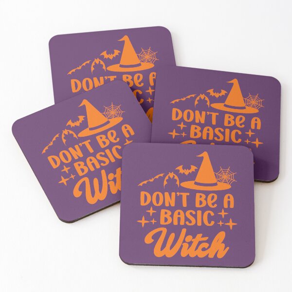 Item preview, Don't Be A Basic Witch. Halloween, Funny Halloween, Witch Quote designed and sold by DesignHouse07.