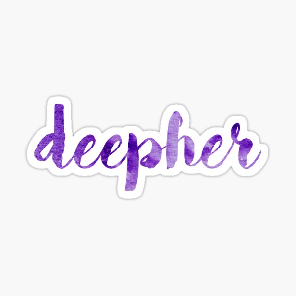 Deepher sticker Sticker