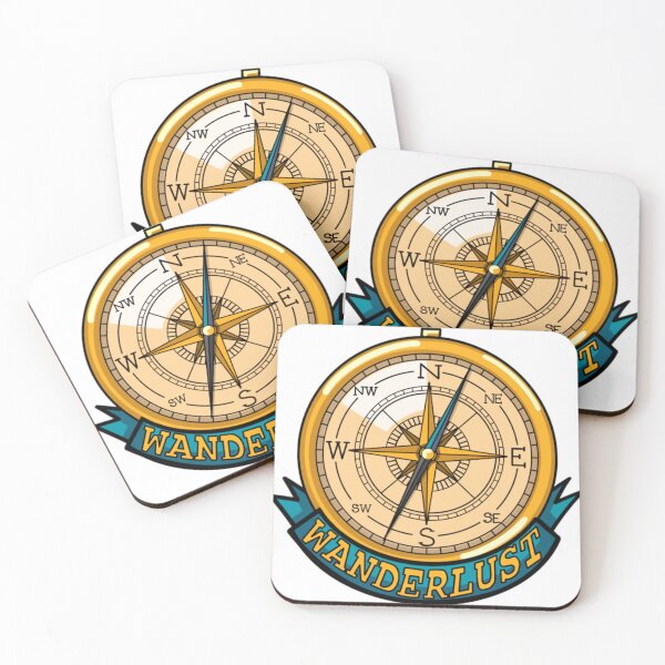 Item preview, Wanderlust sticker  designed and sold by hobostatus.