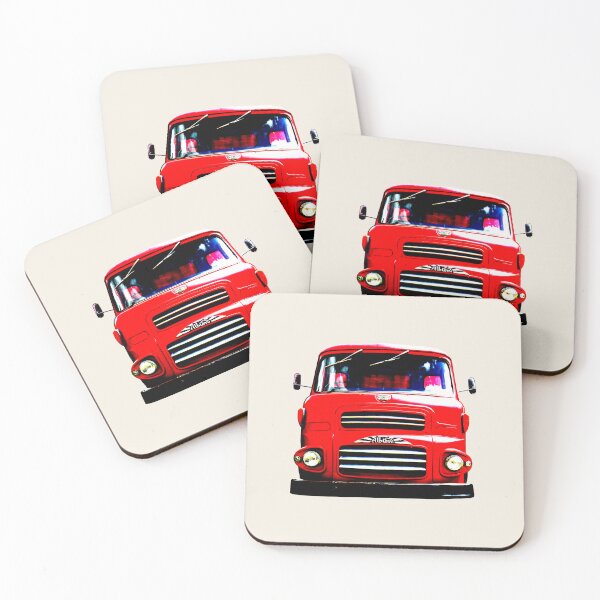 Item preview, Albion Reiver classic 1970s lorry high contrast red designed and sold by soitwouldseem.