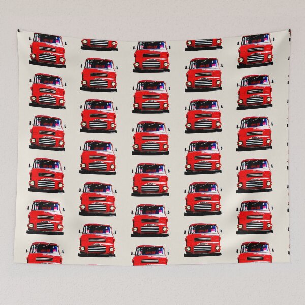 Item preview, Albion Reiver classic 1970s lorry high contrast red designed and sold by soitwouldseem.