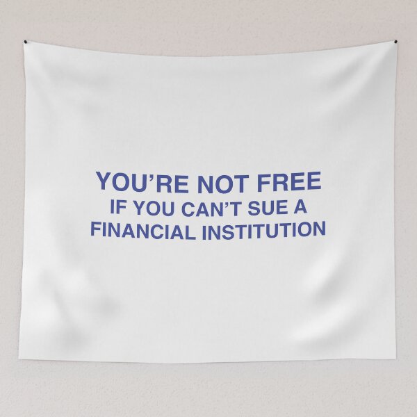 Item preview, You're not free if you can't sue a financial institution designed and sold by RossDillon.