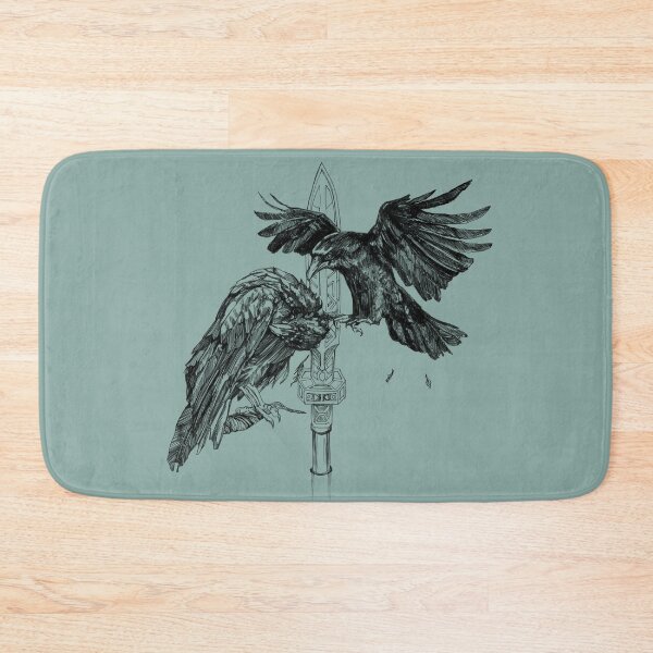 Item preview, Huginn And Muninn Raven Celts Inspired designed and sold by Miriam Steinau.