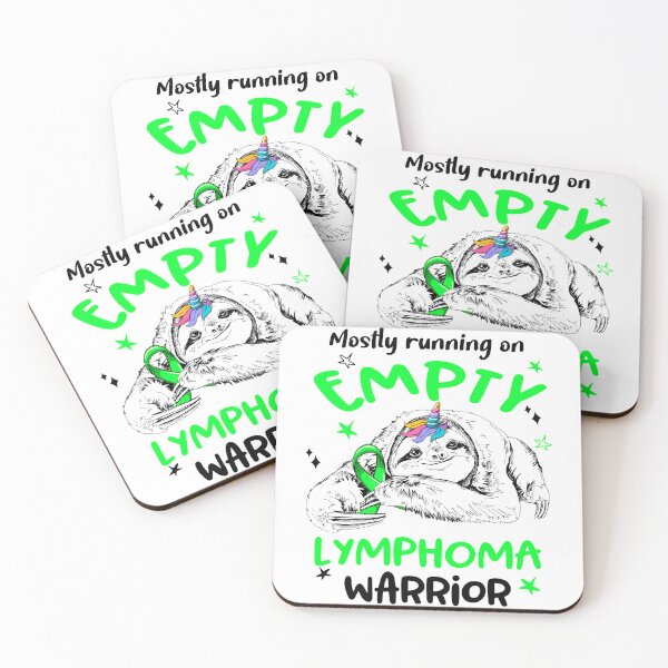 Item preview, Mostly running on Empty Lymphoma Warrior designed and sold by ElizabethS809.