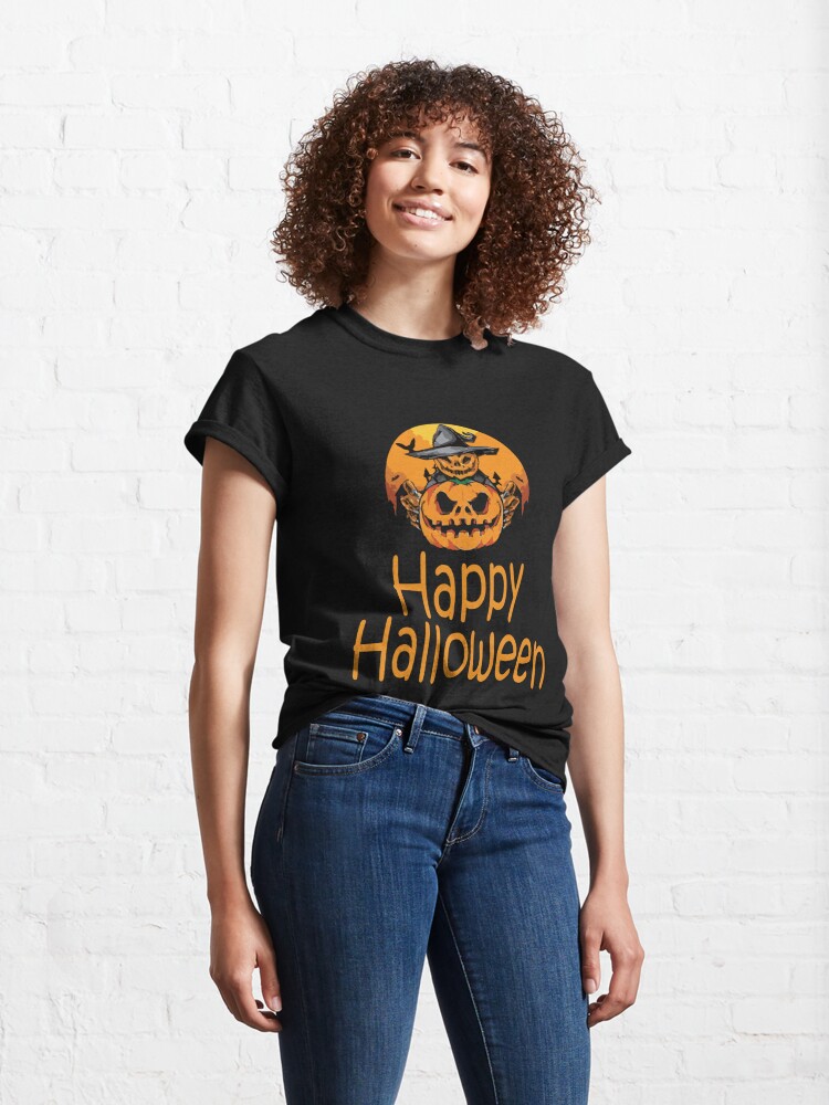 Disover Halloween Pumpkin,Happy Halloween,Funny Halloween,Halloween Party  T-Shirt
