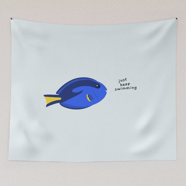 Item preview, just keep swimming designed and sold by AprilCreations.