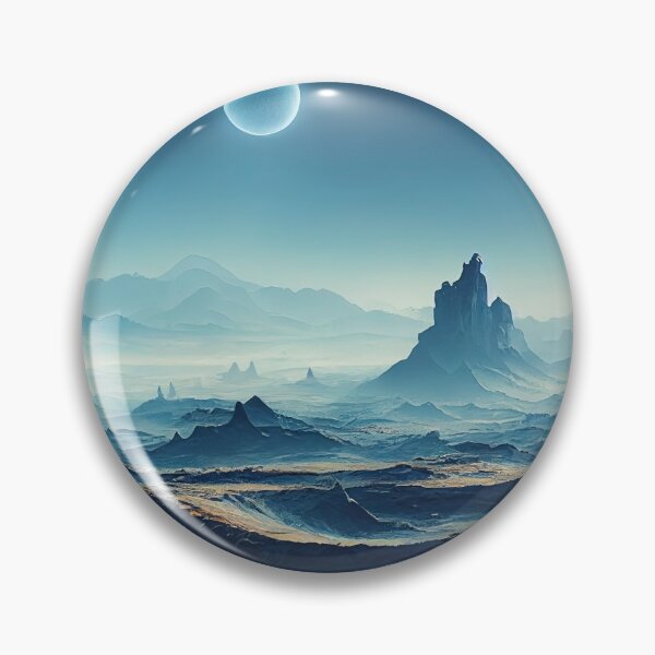 Item preview, Alien planet fantasy landscape designed and sold by mrlongfield.
