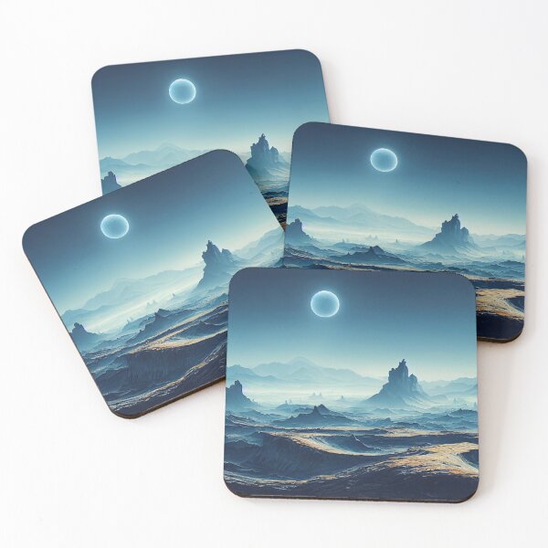 Item preview, Alien planet fantasy landscape designed and sold by mrlongfield.