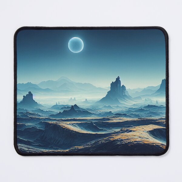 Item preview, Alien planet fantasy landscape designed and sold by mrlongfield.