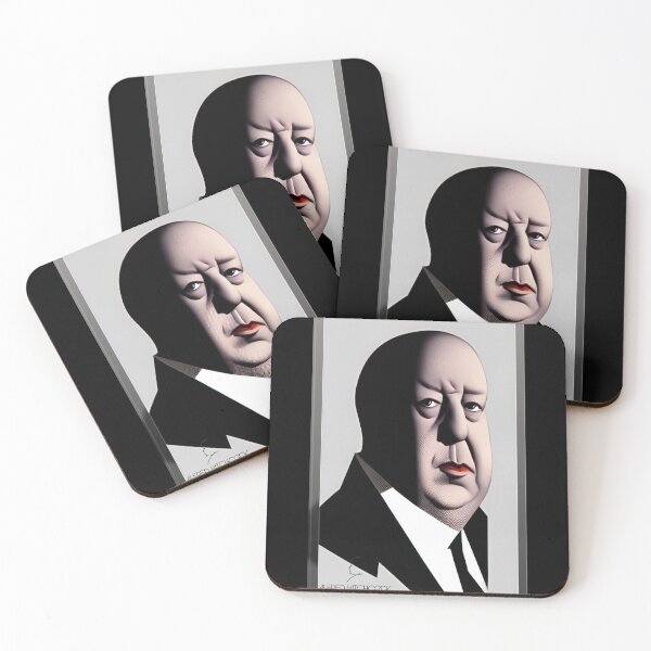 Item preview, Alfred Hitchcock portrait  designed and sold by Calliope Cr ⭐⭐⭐⭐⭐.