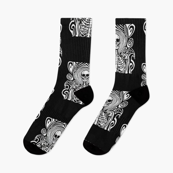 Item preview, Skeleton black and white dark theme designed and sold by PurpleJelly.