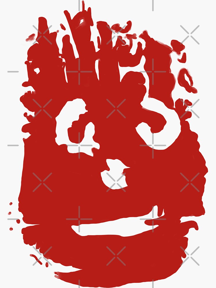 "Wilson Handprint " Sticker for Sale by PopofColor Redbubble
