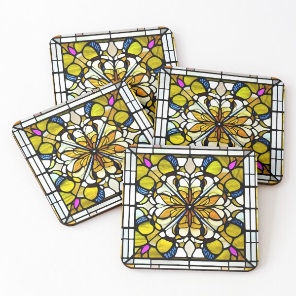 Item preview, Joyful Stained Glass Window designed and sold by IlluminatedPage.