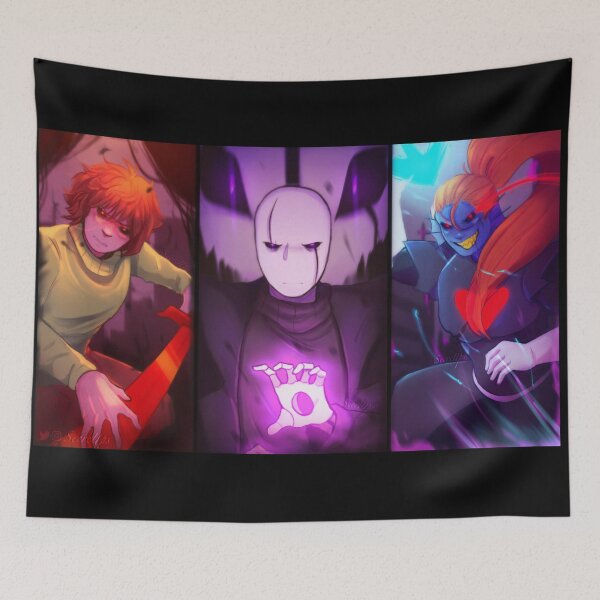 Item preview, Glitchtale Chara, Gaster and Undyne designed and sold by secrettps.