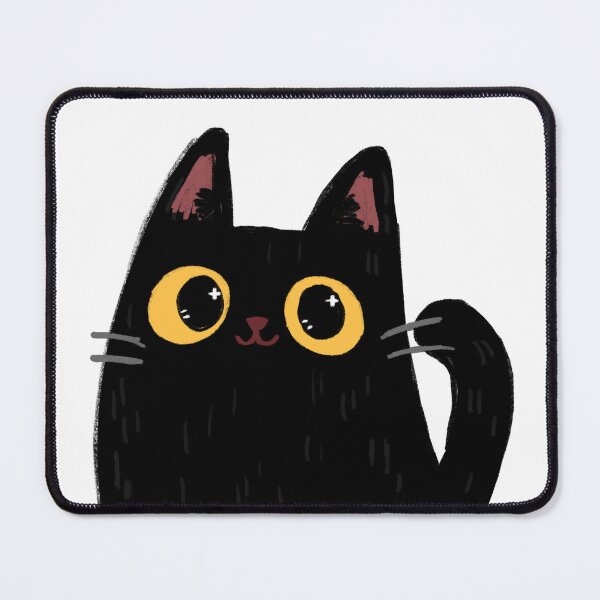 Item preview, Cute Friendly Sketchy Black Cat designed and sold by Namitaa.