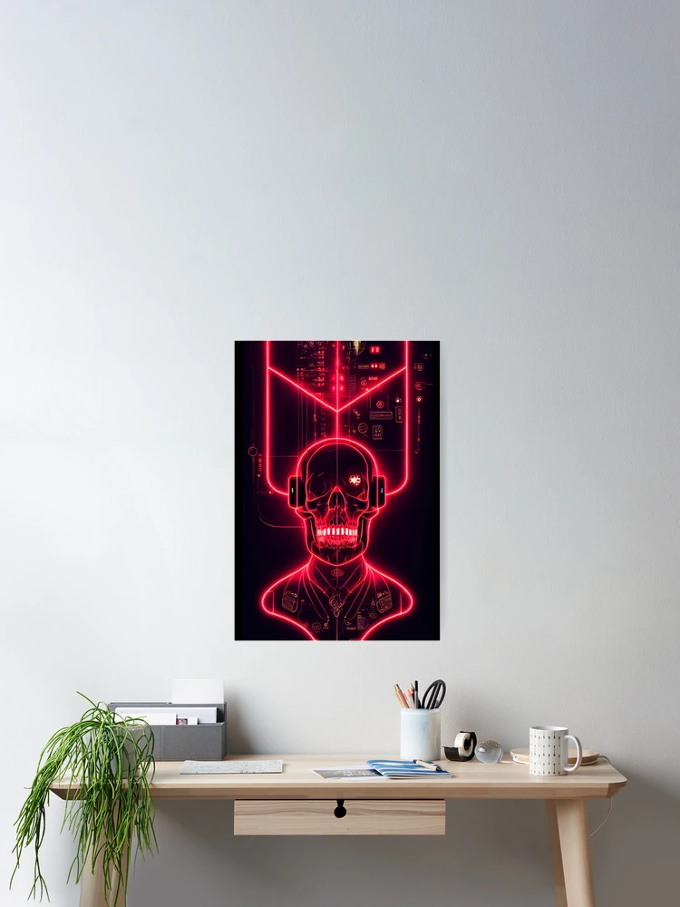 Thumbnail 2 of 3, Poster, Cyberpunk Computer Virus designed and sold by devath.