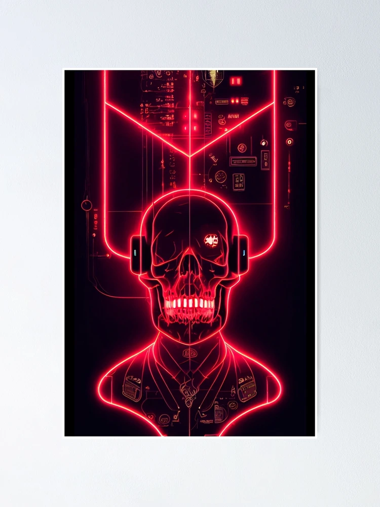 Thumbnail 1 of 3, Poster, Cyberpunk Computer Virus designed and sold by devath.