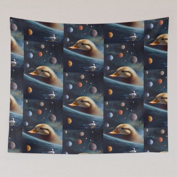 Item preview, Space Duck Head - Galaxy Duck designed and sold by TeeARTHY.