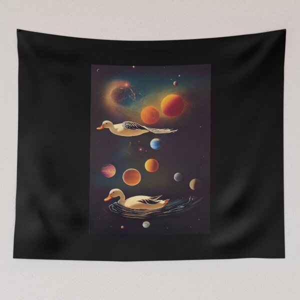 Item preview, Galaxy Duck - Space Duck  designed and sold by TeeARTHY.