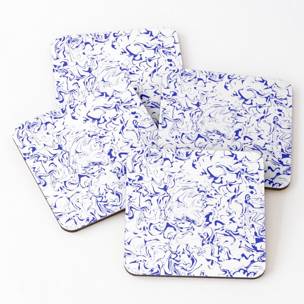 Item preview, Beautiful Abstraction Repeat Pattern in Blue designed and sold by LaRoach Digital Arts.