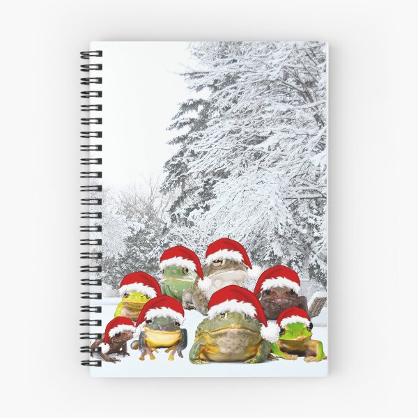 Item preview, Frog Christmas Snow Scene  designed and sold by Imemewell.