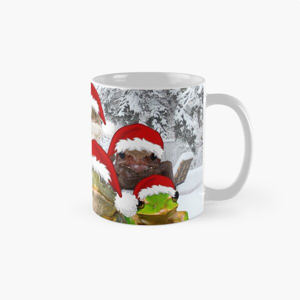 Item preview, Frog Christmas Snow Scene  designed and sold by Imemewell.