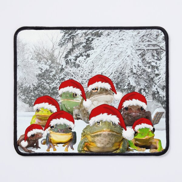 Item preview, Frog Christmas Snow Scene  designed and sold by Imemewell.
